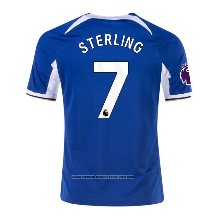Camisola Chelsea Jogador Sterling 1º 2023-2024
